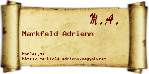 Markfeld Adrienn névjegykártya